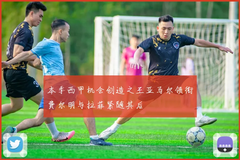 本季西甲机会创造之王亚马尔领衔费尔明与拉菲紧随其后